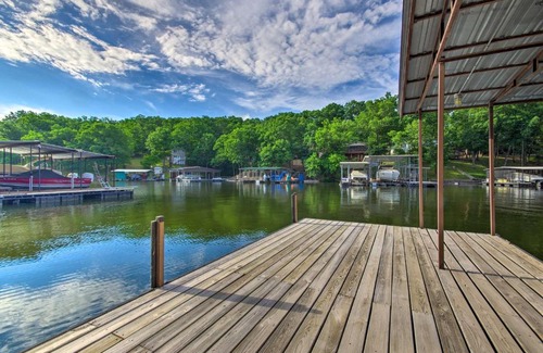 Osage Beach House | Private Boat Dock Lakefront Eldon Home!