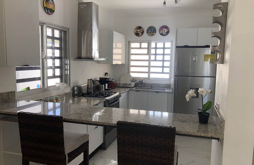 Villas Del Mar Apartment | Private Family Villa for 12 people one block from beach