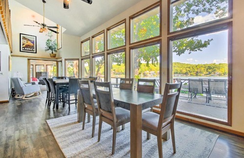 Sunrise Beach House | Private Fire Pit and Dock Lakefront Missouri Home