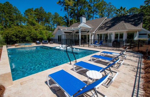 Palmetto Dunes House | Private Resort Style Pool/Spa, Completely Renovated 5BR/5BA in Gated Community