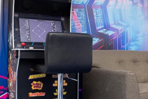 Mesquite House | Private Retreat with Bunkhouse Casita & Heated Pool & Epic Game Room