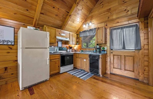 Sevierville Cabin | Private Studio Log Cabin! Hot Tub,Fireplace,Relax!