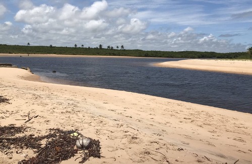 Praia do Baixio Apartment | Property standing in the sand