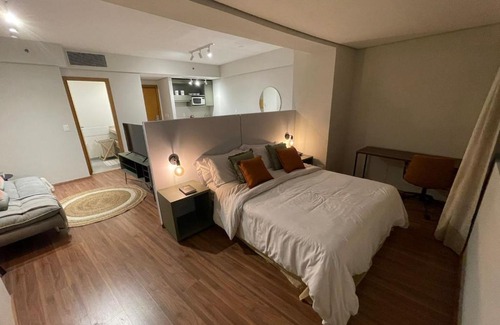 Alphaville Industrial Apartment | Quarto Hotel no coração de Alphaville Piscina e Academia