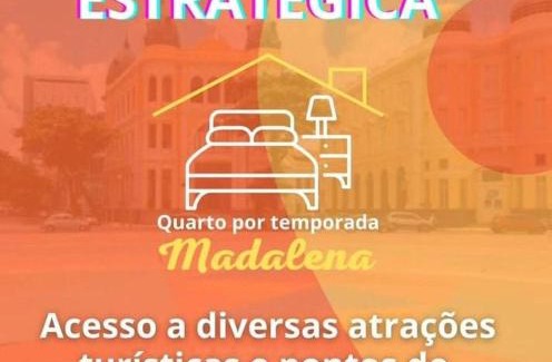 Madalena House | Quartos em apartamento rústico e aconchegante