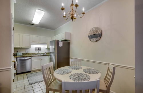 Vaught Condo | Quiet, Gated Community filled with Amenities and close to the Beach!