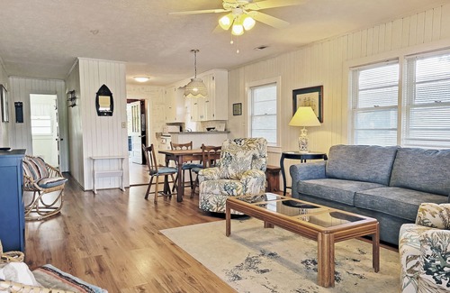 Litchfield by the Sea House | Raised Beach House, Easy Walk to Beach, 2 Screen Porches, Hammock, Dog Friendly