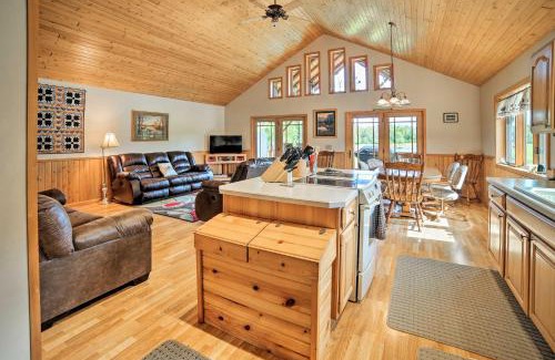Rapid River House | Rapid River Log Cabin with Loft on 160 Scenic Acres