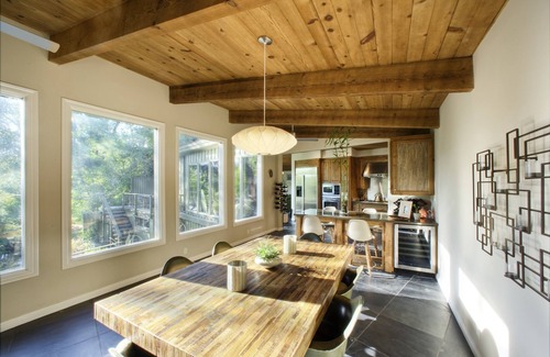 Three Rivers House | Ready to escape the city? Waterfall retreat home w/river running through it!