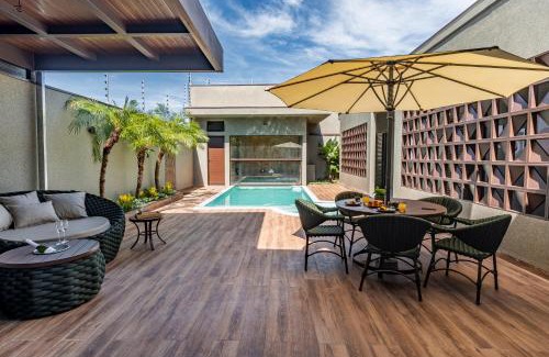 Olimpia House | Recanto Oásis - 3 Suítes, Piscina Aquecida com Sauna