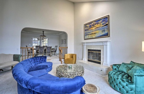 Sunset House | Redding Getaway with Hot Tub and Outdoor Kitchen!