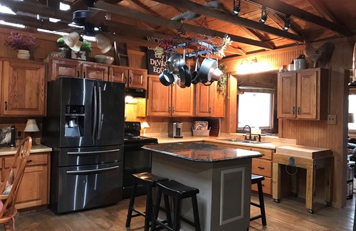 Vulcan Cabin | Relaxing 3B Log Home-15 min walk to the Black River!