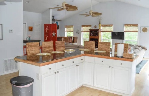 Gautier House | Relaxing 3BR 2BA Waterfront Getaway with Pool & Fishing Pier