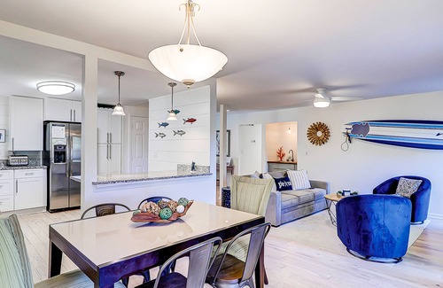 Shipyard Plantation Villa | Relaxing Evian condo w/patio, pool, tennis, pickleball, beach, golf, Dogs ok