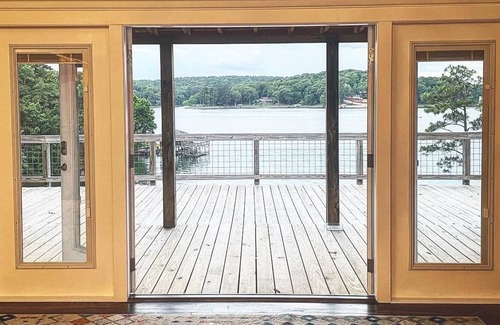 Cook Springs House | Relaxing Lakefront Retreat spectacular views w/ boat dock and hot tub