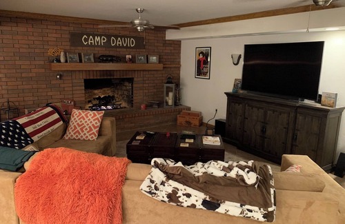 Goltry Other | Relaxing, open space farm stay with cattle, downstairs den, fireplace, pooltable