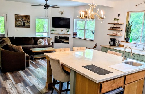 Covington Cabin | Relaxing, vacation! for 1 or 11 w/fire pit on the river!