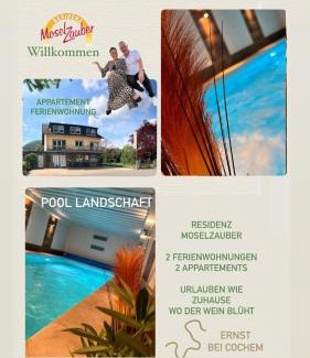 Ernst Apartment | Residenz Moselzauber - Ferienwohnungen mit Pool Landschaft