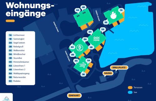 Bad Zwischenahn Apartment | Residenz - Nebelgruß - Seeterrasse - Sauna - Parkplatz