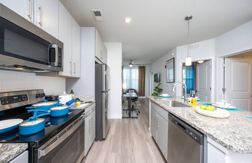 Temple Terrace Apartment | Resort Feel: King Bed-POOL-Hot Tub-Long Stay-Pets -WT2