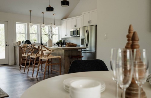 Egg Harbor House | Retreat Azure with Outdoor Hot tub - Mins to Egg Harbor Marina