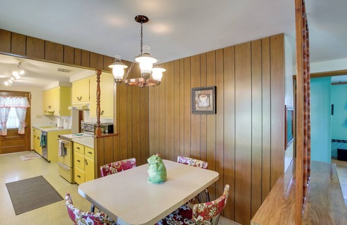Green Bay Cottage | Retro Green Bay Home: Steps to Lambeau Field!