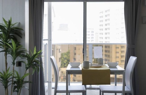 Sumiyoshi Apartment | RH11B WiFi1 double bed 1 double futon4ppl / Fukuoka Fukuoka