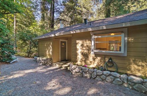 Ben Lomond House | Riverfront Cottage in Redwoods with Decks and Beach!