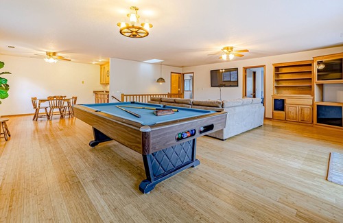 Salyer House | Riverfront home on 5 acres with huge porch, woodstove, & pool table - dogs OK