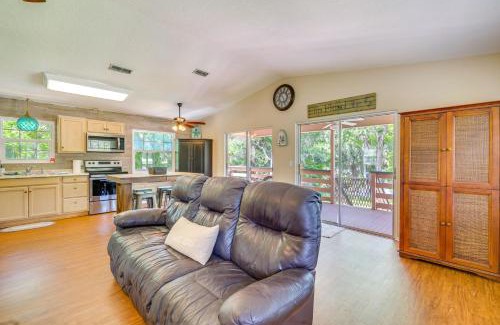 Crystal River House | Riverfront Inglis Duplex with Shared Dock and Fire Pit