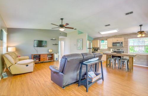 Crystal River House | Riverfront Inglis Duplex with Shared Dock and Fire Pit