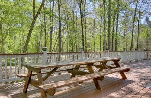 Rutherfordton House | Riverfront Lake Lure Lodge with Deck on 13 Acres