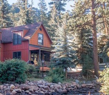 Estes Park Villa | Riverfront Mountain Cottage Retreat