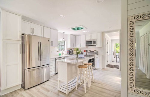 Foley Cottage | Riverside New Magnolia Springs Home w/Dock, Beach