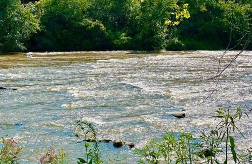 Franklin House | Riverside Relaxer w/Hot Tub+Fire Pit +Wifi & view