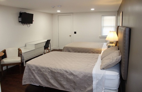 Buzzards Bay Hotel | Room #3 Double Beds sleep up to 4 People