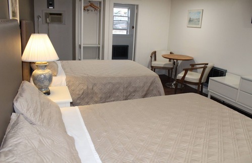 Buzzards Bay Hotel | Room #3 Double Beds sleep up to 4 People