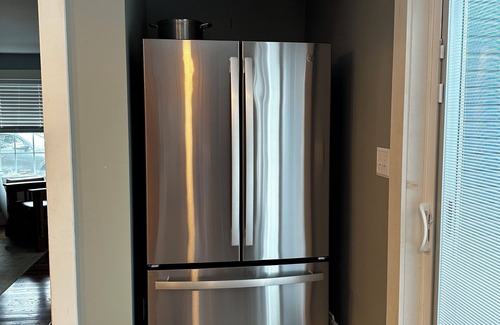 Sebago House | Roomy 3 bedroom with fireplace & wood-burning stove steps away from Sebago Lake