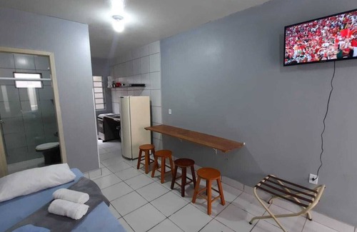 Castelo Branco Apartment | RP Studio Meia Praia air wifi parking space kitchen smart tv