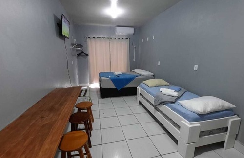 Castelo Branco Apartment | RP Studio Meia Praia air wifi parking space kitchen smart tv