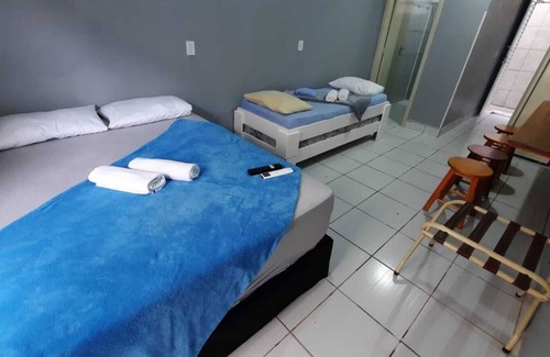 Castelo Branco Apartment | RP Studio Meia Praia air wifi parking space kitchen smart tv