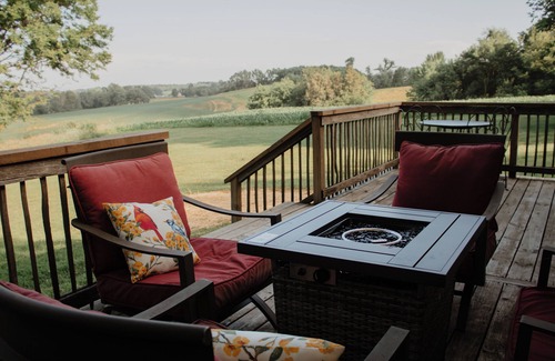 Rumsey Cabin | Rustic 1800s' Log Cabin with Modern Amenities on an Old Farm close to Owensboro