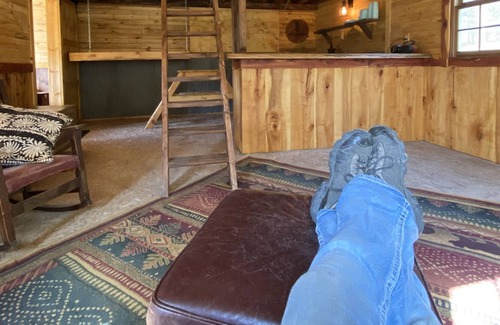 Kesley Cabin | Rustic Cabin w/pond. Secluded in the woods with walk in access.