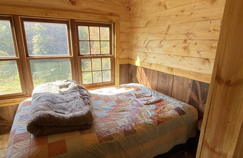 Kesley Cabin | Rustic Cabin w/pond. Secluded in the woods with walk in access.