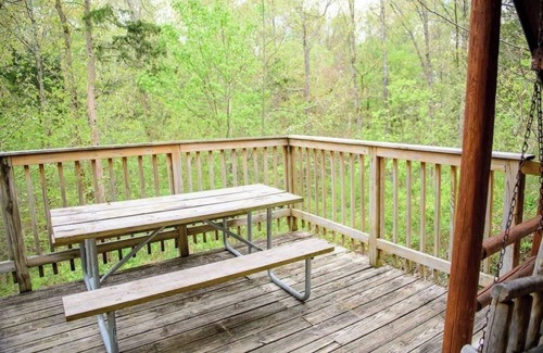 Bloomington Cabin | Rustic Cabin with Views in Bloomington