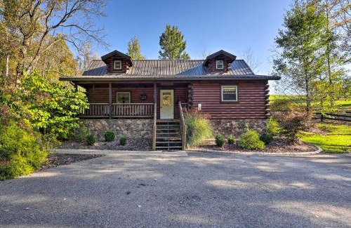 Dundee House | Rustic Dundee Log Cabin with Hot Tub and Forest Views!