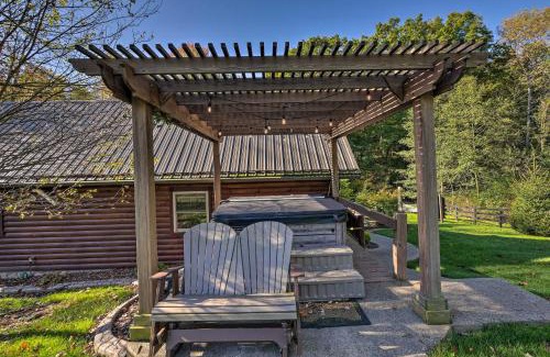 Dundee House | Rustic Dundee Log Cabin with Hot Tub and Forest Views!