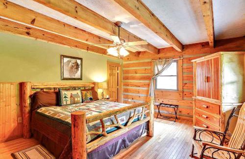 Clyde House | Rustic Log Cabin Rental with a Hot Tub near Asheville, North Carolina