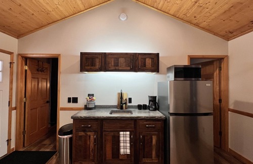 Wisconsin Dells Cabin | Rustic Modern Cabin on the WI River: Fur Babies Stay for Free!