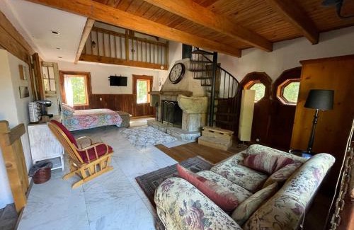 Bridgeport Ski Chalet | Rustic Mountaintop Cabin on small farm with WiFi